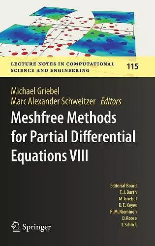 Meshfree Methods for Partial Differential Equations VIII cover