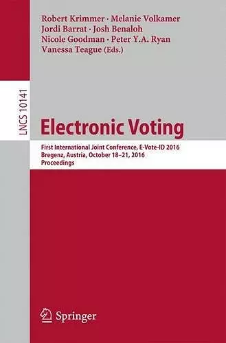 Electronic Voting cover