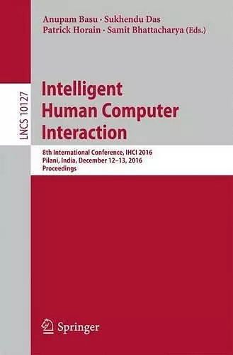 Intelligent Human Computer Interaction cover