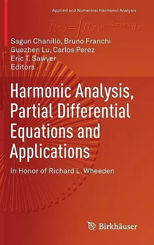 Harmonic Analysis, Partial Differential Equations and Applications cover