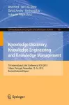 Knowledge Discovery, Knowledge Engineering and Knowledge Management cover