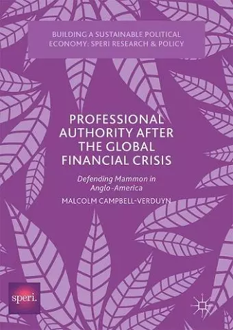Professional Authority After the Global Financial Crisis cover