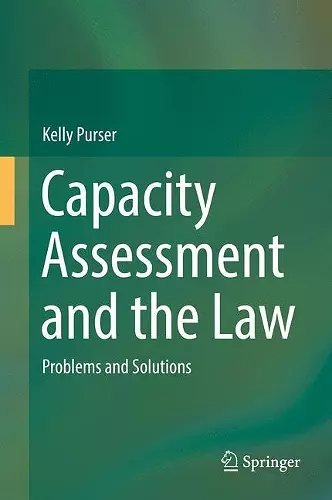 Capacity Assessment and the Law cover