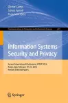 Information Systems Security and Privacy cover
