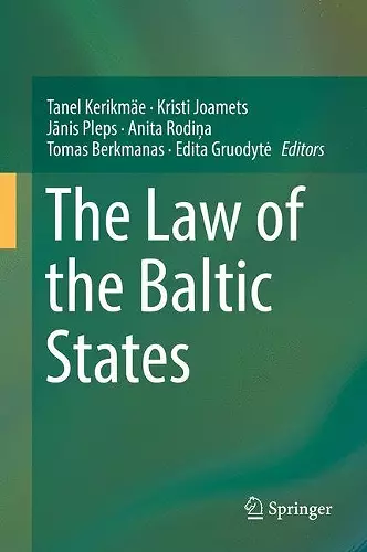 The Law of the Baltic States cover