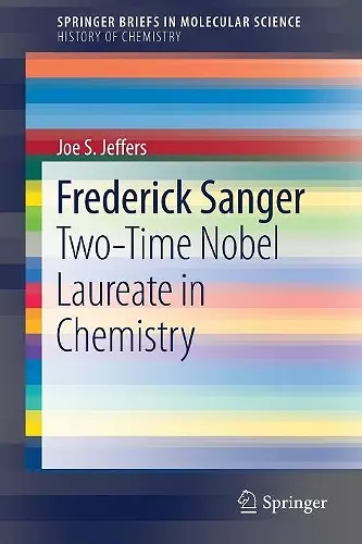 Frederick Sanger cover