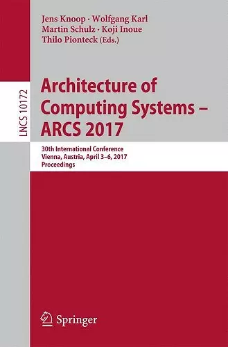 Architecture of Computing Systems - ARCS 2017 cover