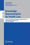 Knowledge Representation for Health Care cover