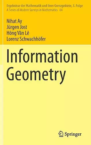 Information Geometry cover