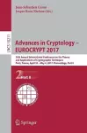 Advances in Cryptology – EUROCRYPT 2017 cover