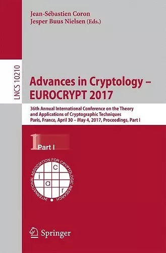 Advances in Cryptology – EUROCRYPT 2017 cover