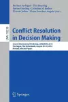 Conflict Resolution in Decision Making cover