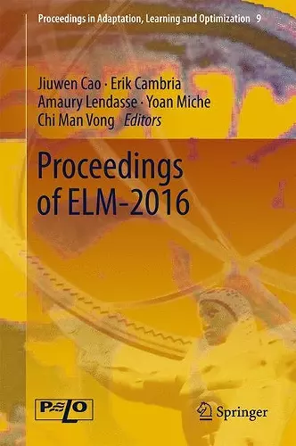 Proceedings of ELM-2016 cover