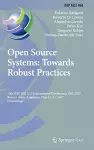 Open Source Systems: Towards Robust Practices cover