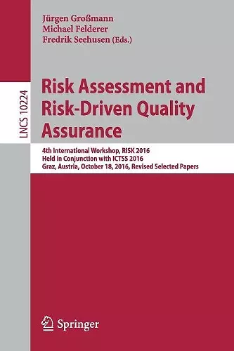 Risk Assessment and Risk-Driven Quality Assurance cover