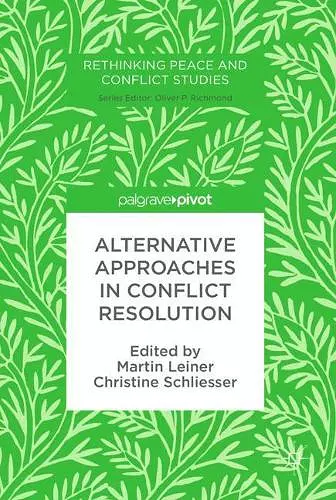 Alternative Approaches in Conflict Resolution cover