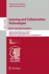 Learning and Collaboration Technologies. Novel Learning Ecosystems cover