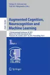 Augmented Cognition. Neurocognition and Machine Learning cover