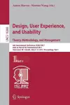 Design, User Experience, and Usability: Theory, Methodology, and Management cover