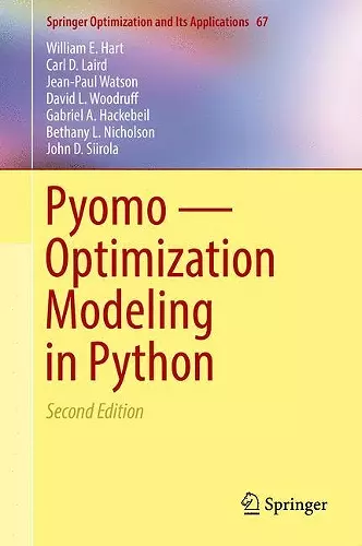 Pyomo — Optimization Modeling in Python cover