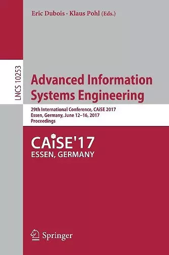 Advanced Information Systems Engineering cover