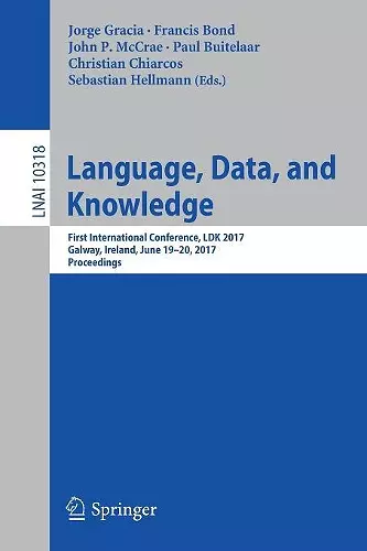 Language, Data, and Knowledge cover