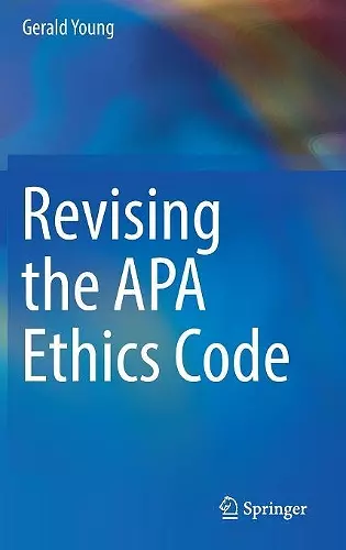 Revising the APA Ethics Code cover