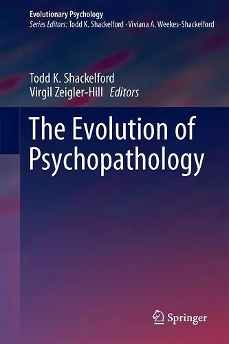 The Evolution of Psychopathology cover