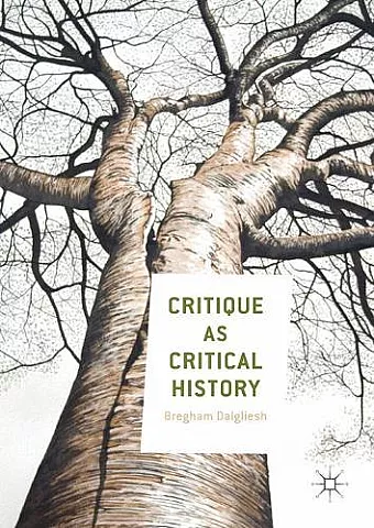 Critique as Critical History cover