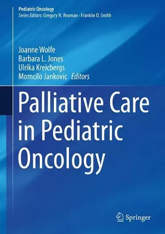 Palliative Care in Pediatric Oncology cover