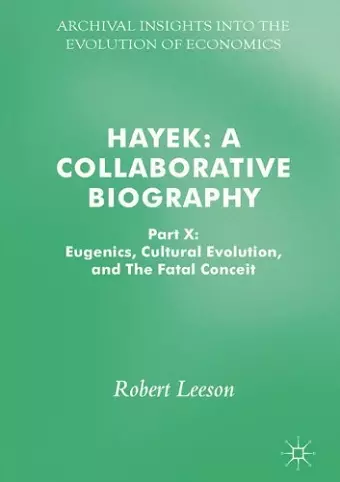 Hayek: A Collaborative Biography cover