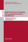 High Performance Computing for Computational Science – VECPAR 2016 cover