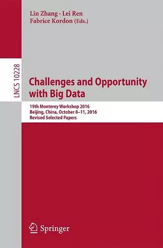 Challenges and Opportunity with Big Data cover