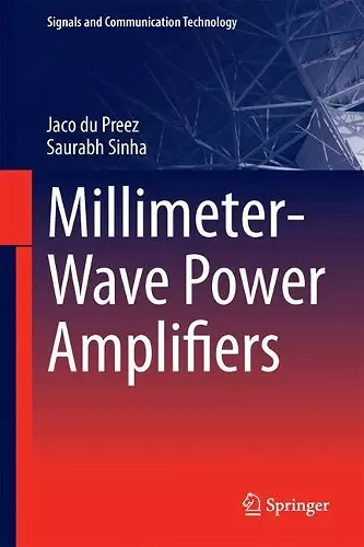 Millimeter-Wave Power Amplifiers cover