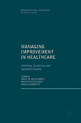 Managing Improvement in Healthcare cover