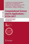 Computational Science and Its Applications – ICCSA 2017 cover