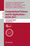 Computational Science and Its Applications – ICCSA 2017 cover