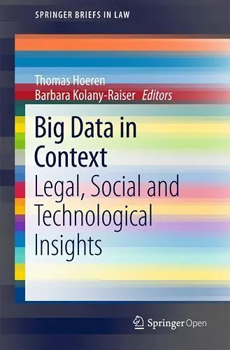 Big Data in Context cover