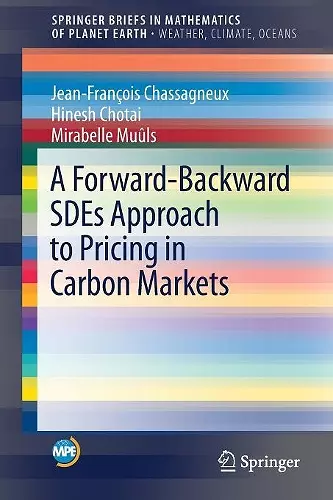 A Forward-Backward SDEs Approach to Pricing in Carbon Markets cover