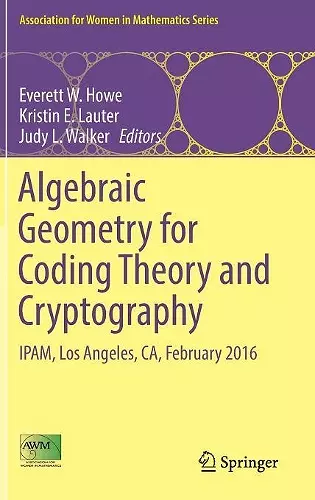 Algebraic Geometry for Coding Theory and Cryptography cover