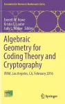 Algebraic Geometry for Coding Theory and Cryptography cover