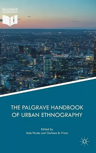 The Palgrave Handbook of Urban Ethnography cover