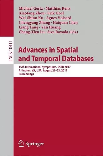 Advances in Spatial and Temporal Databases cover