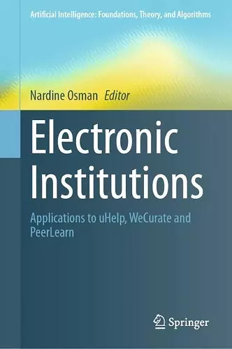 Electronic Institutions cover