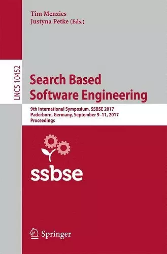 Search Based Software Engineering cover