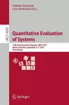 Quantitative Evaluation of Systems cover