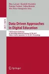 Data Driven Approaches in Digital Education cover