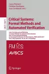 Critical Systems: Formal Methods and Automated Verification cover