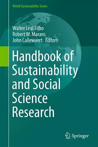 Handbook of Sustainability and Social Science Research cover