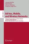 Ad-hoc, Mobile, and Wireless Networks cover